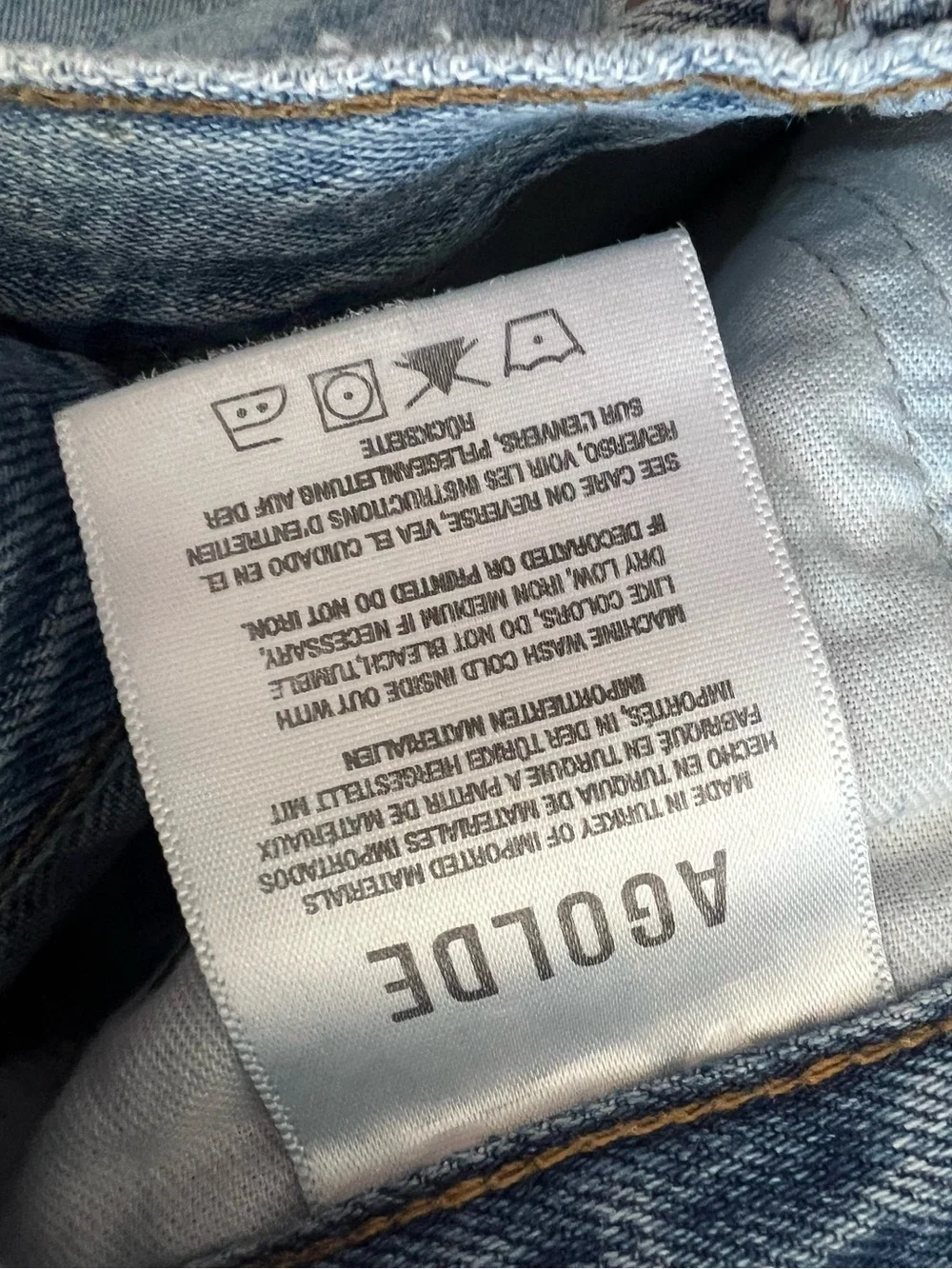 AGOLDE Riley High Rise Straight Crop Jeans - Picture 6 of 10
